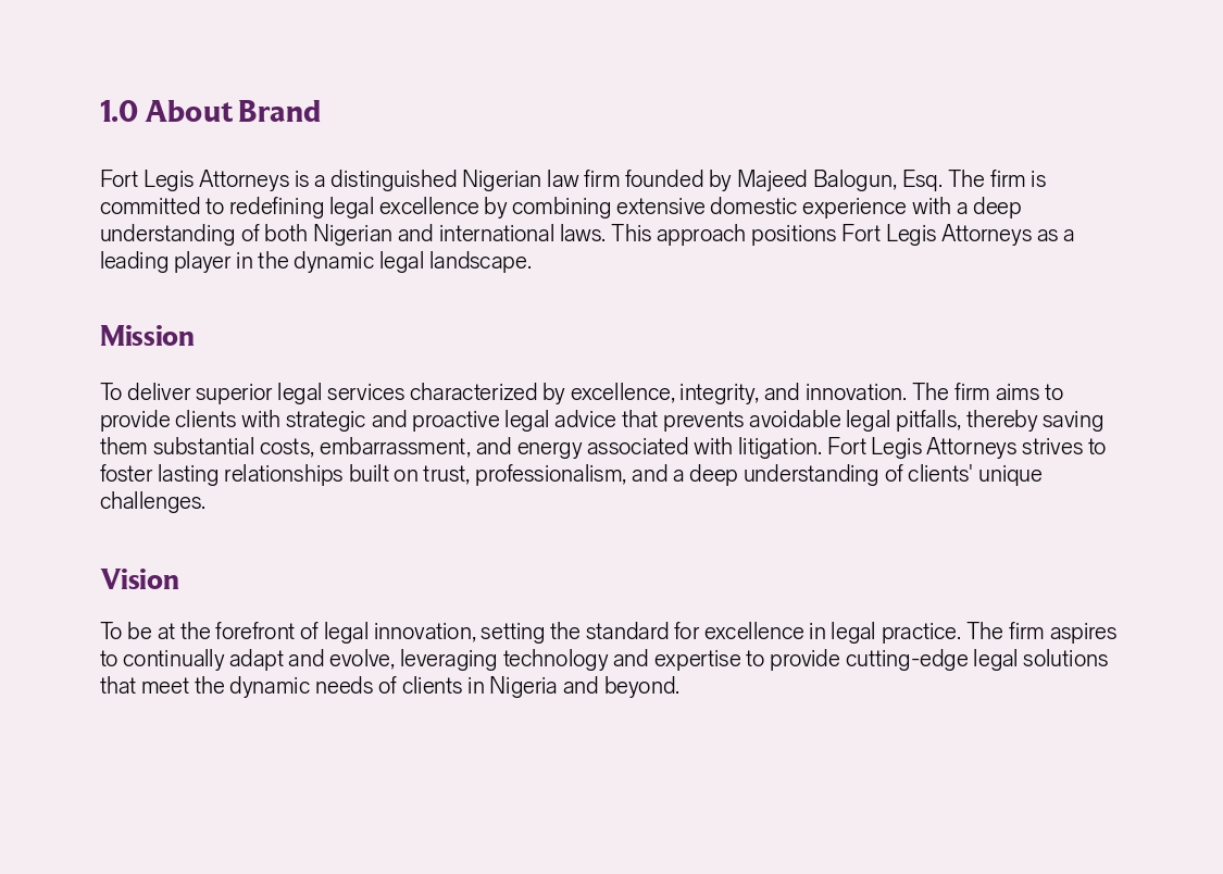 Fort Legis Attorneys Brand Page 5